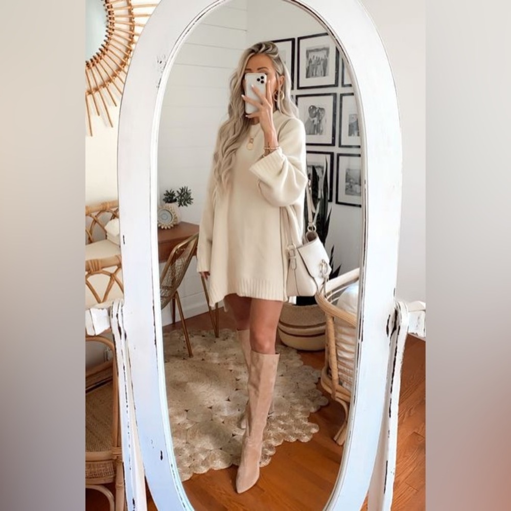 Cozy Free People Peaches Tunic sweater